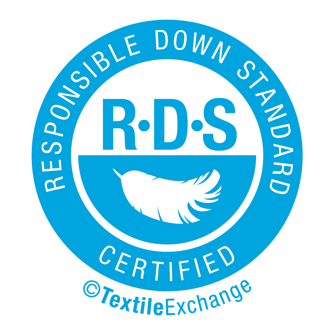 Piumino con certificazione RDS